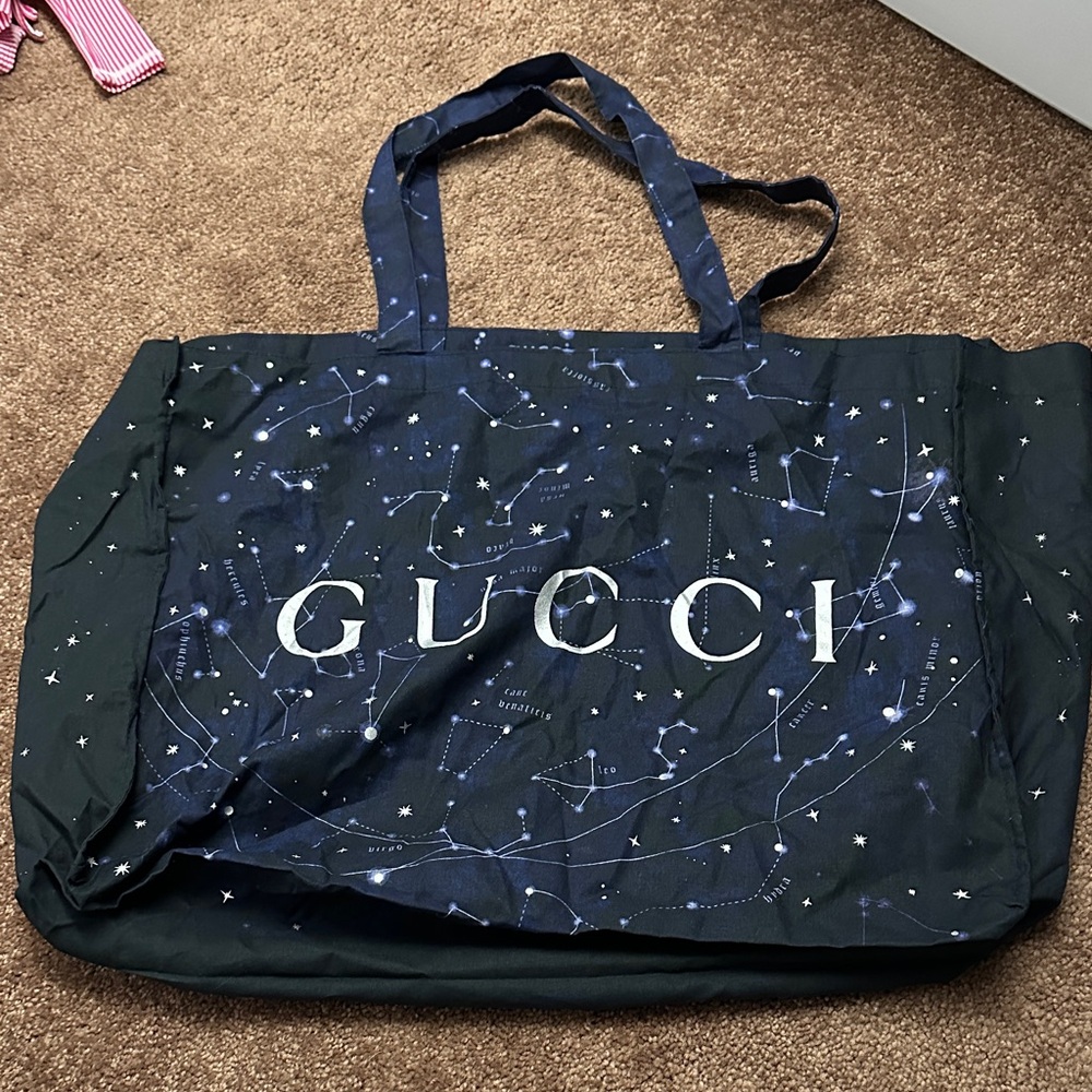 Gucci Navy Starry Night Tote